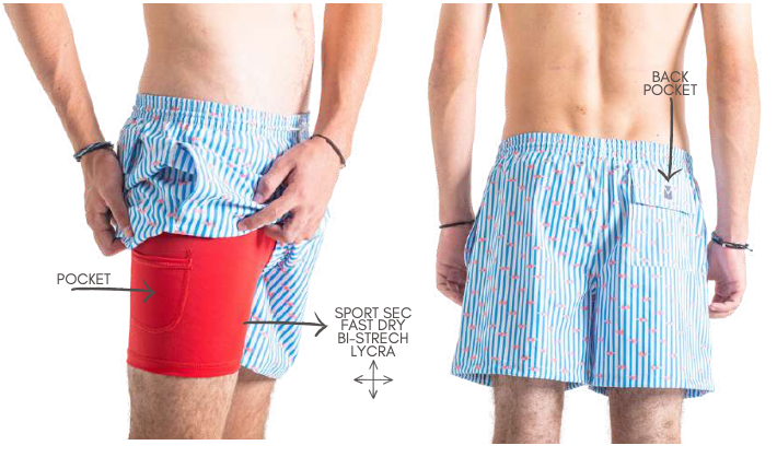 Swim Trunks | Zarape Collection | Men's Swimwear